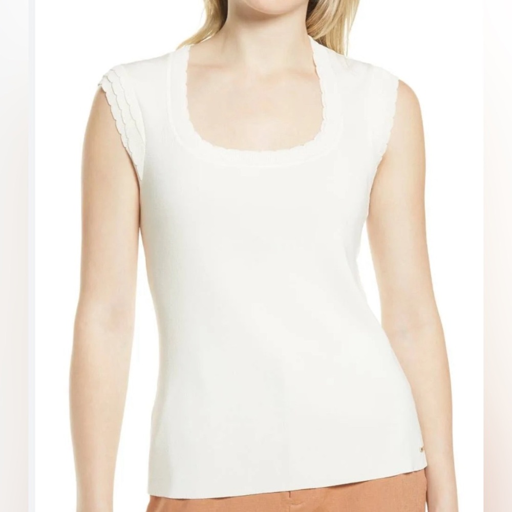 Ted Baker Staciey scolloped edge top